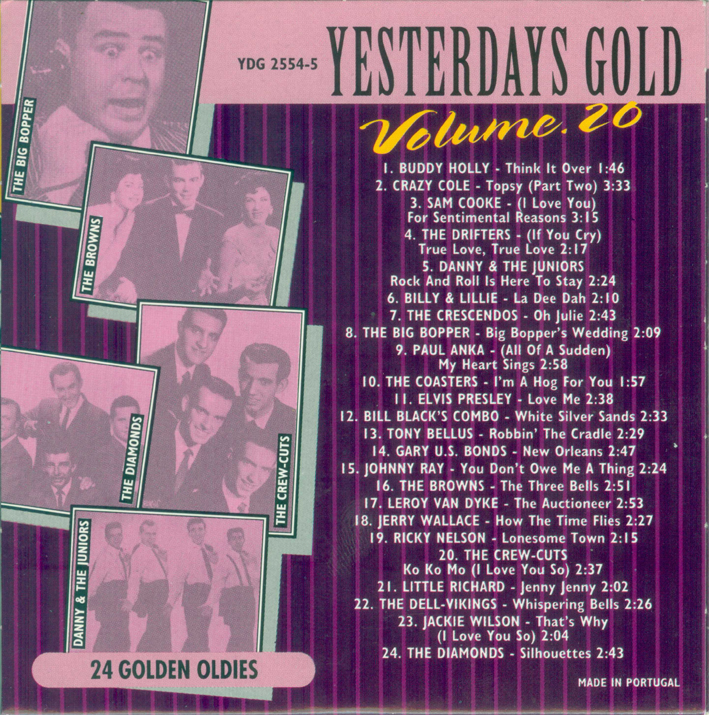 Yesterdays Gold  Vol 20 : Back